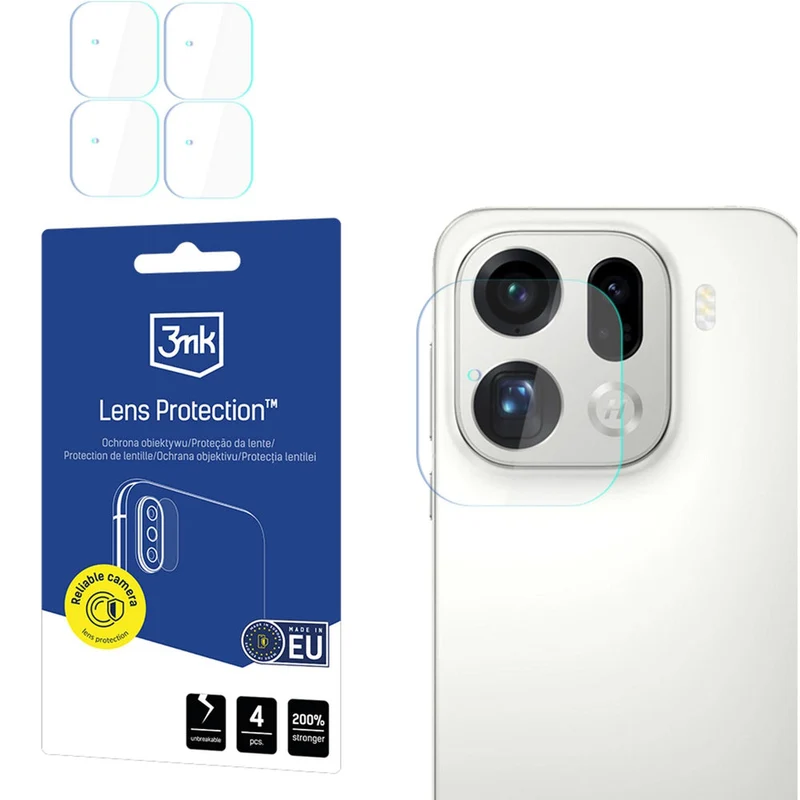 Objektivschutz für Oppo Find X9 Pro, 3mk Lens Protection, 4 Sätze