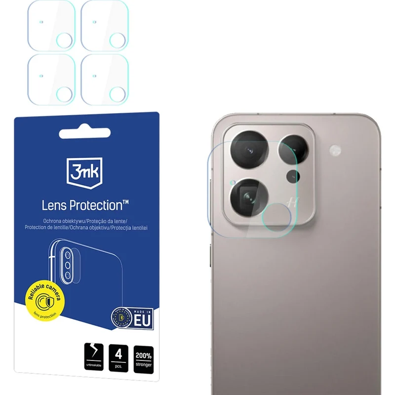 Objektivschutz für Oppo Find X9, 3mk Lens Protection, 4 Sätze