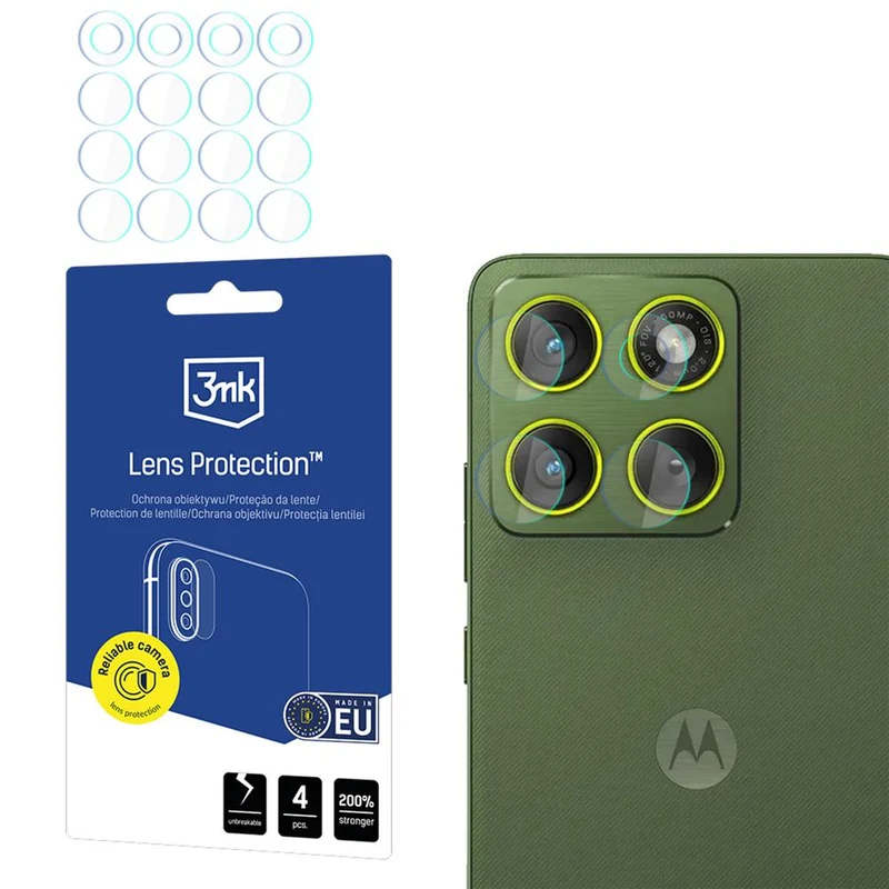 Objektivschutz für Motorola Edge 70, 3mk Lens Protection, 4 Sätze