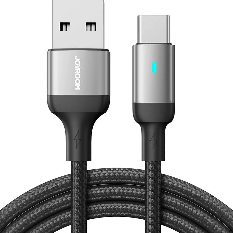 Ladekabel / Datenkabel USB-A zu USB-C, Joyroom A10 Series, 3A, 1.2m, Schwarz
