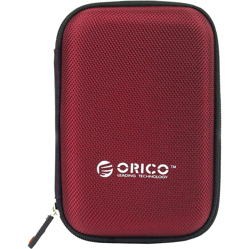 Schutzhülle für externe Festplatte 2,5" und Zubehör, Orico Portable Storage Bag, Rot