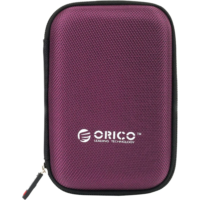Schutzhülle für externe Festplatte 2,5" und Zubehör, Orico Portable Storage Bag, Violett