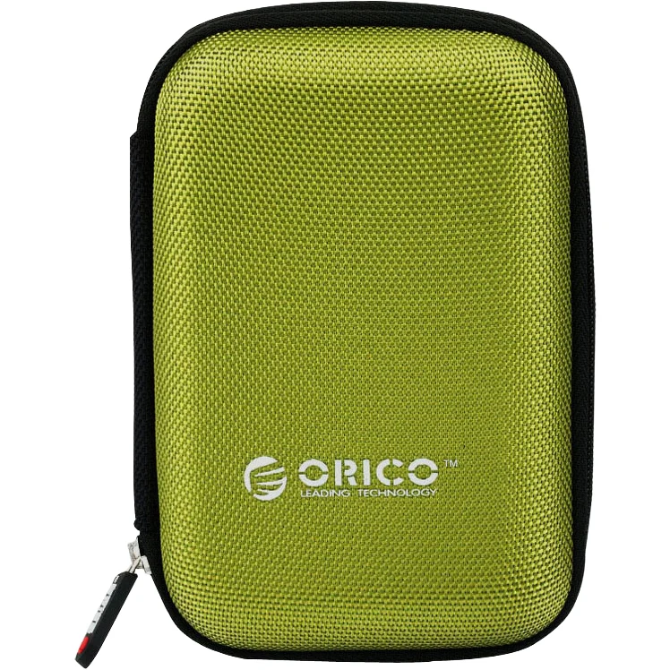Schutzhülle für externe Festplatte 2,5" und Zubehör, Orico Portable Storage Bag, Grün