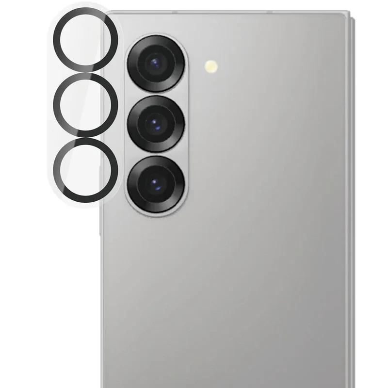 Gehärtetes Glas für Galaxy Z Fold7, PanzerGlass PicturePerfect Camera Lens Protector, Transparent mit schwarzen Rahmen
