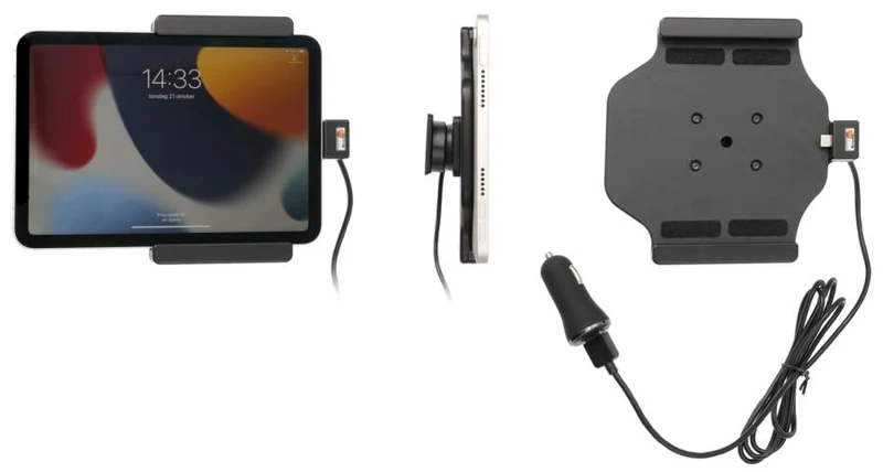 Charging Holder with USB Cig-Plug for iPad mini (6th & 7th Gen)