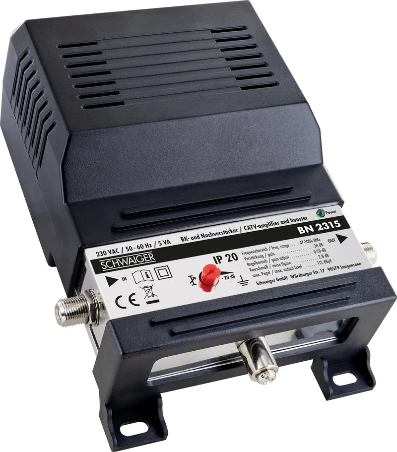Breitbandkabel-/Nachverstärker 30 dB