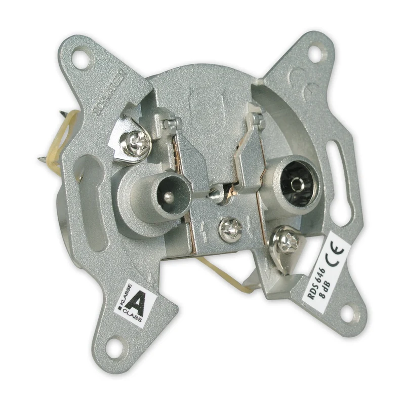 Breitband Durchgangsdose mit Richtkopplern 8 dB