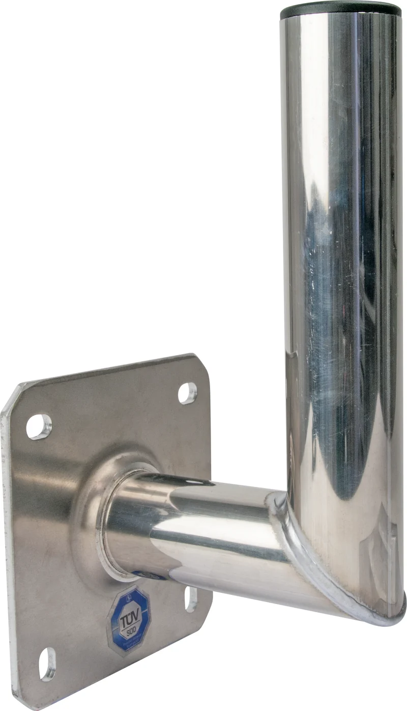 Wandhalter Aluminium Chromoptik 15 cm
