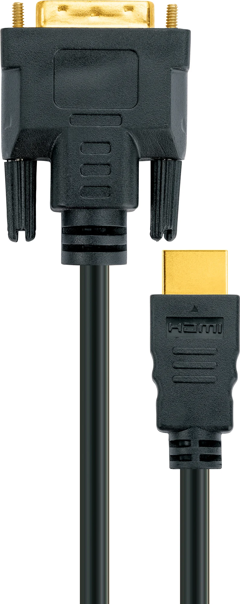 HDMI®-DVI Adapterkabel mit Ethernet
