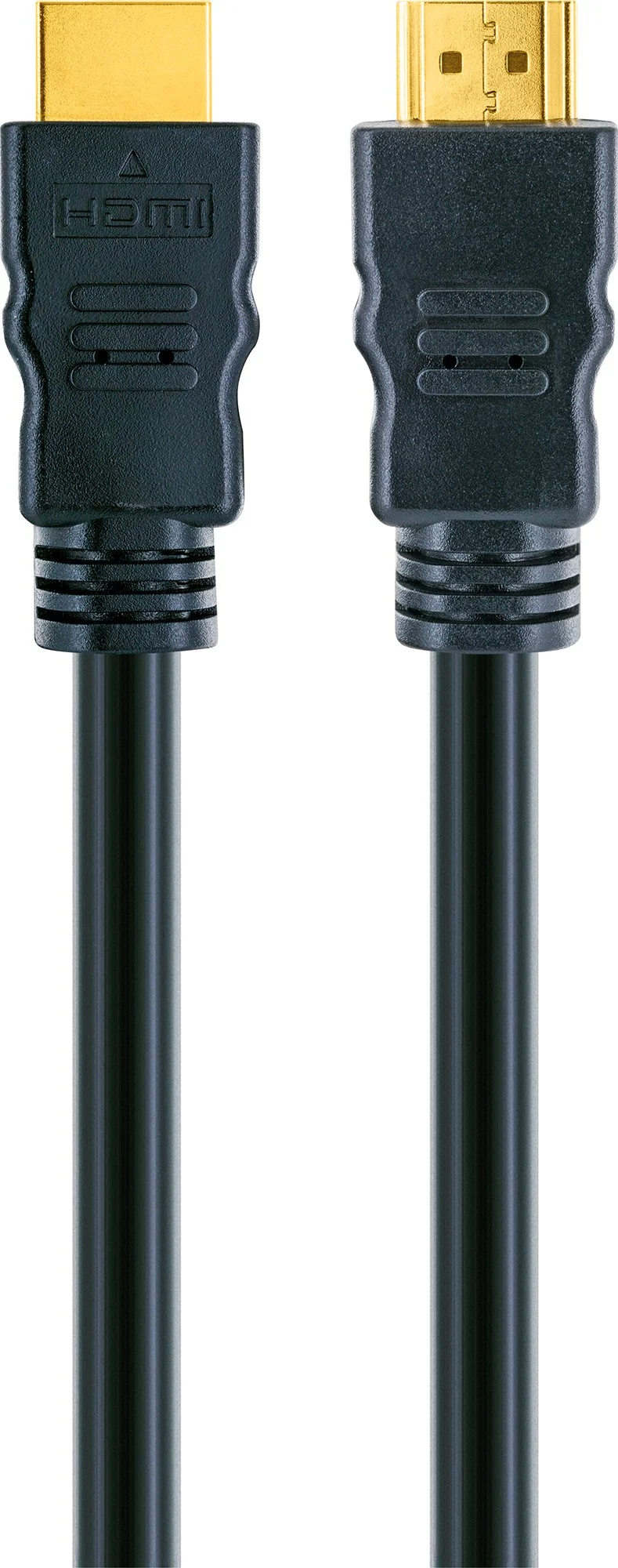 HDMI®-Kabel mit Ethernet 10,2 Gbit/s schwarz/gold 10/15 m