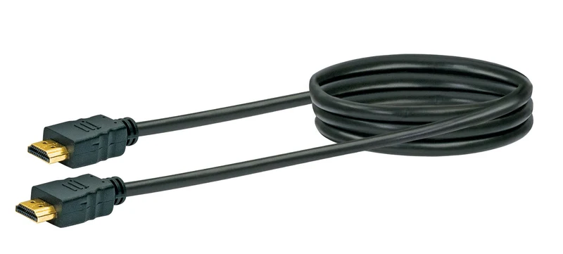 HDMI®-Kabel mit Ethernet 10,2 Gbit/s schwarz/gold 1,5/3/5 m