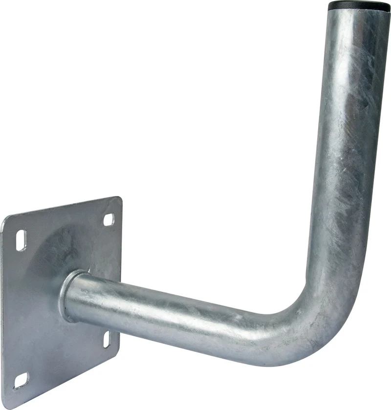 SAT-Wandhalter Stahl 25 cm abgerunderter Winkel