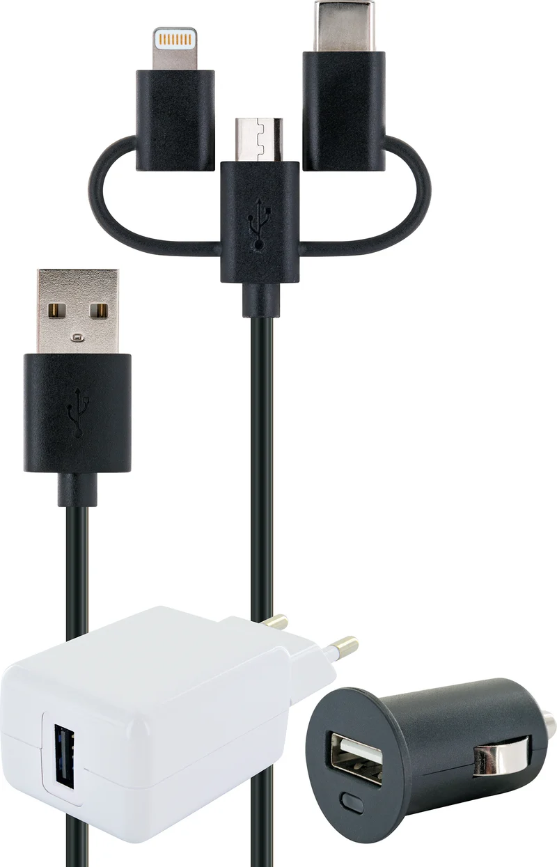 Universal Lade-Set KFZ/Steckdose
