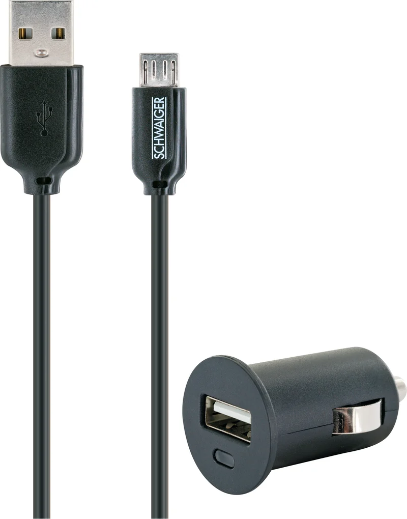 KFZ Lade-Set Micro-USB 12 V