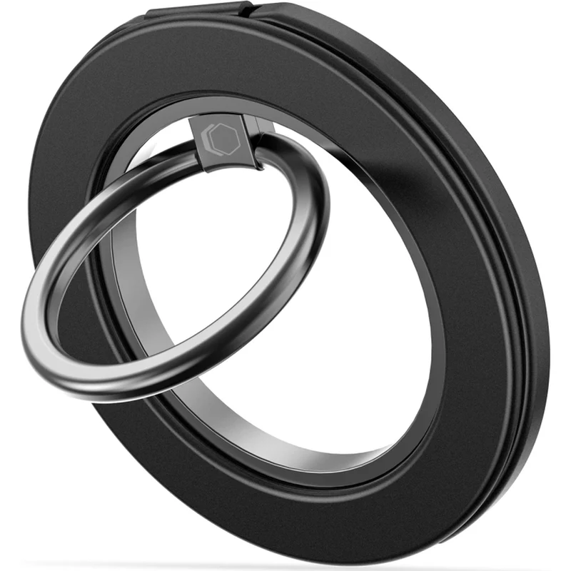 Magnetischer Fingerhalter, Tech-Protect MMR600 Magnetic MagSafe Ring, Telefonhaler, Schwarz