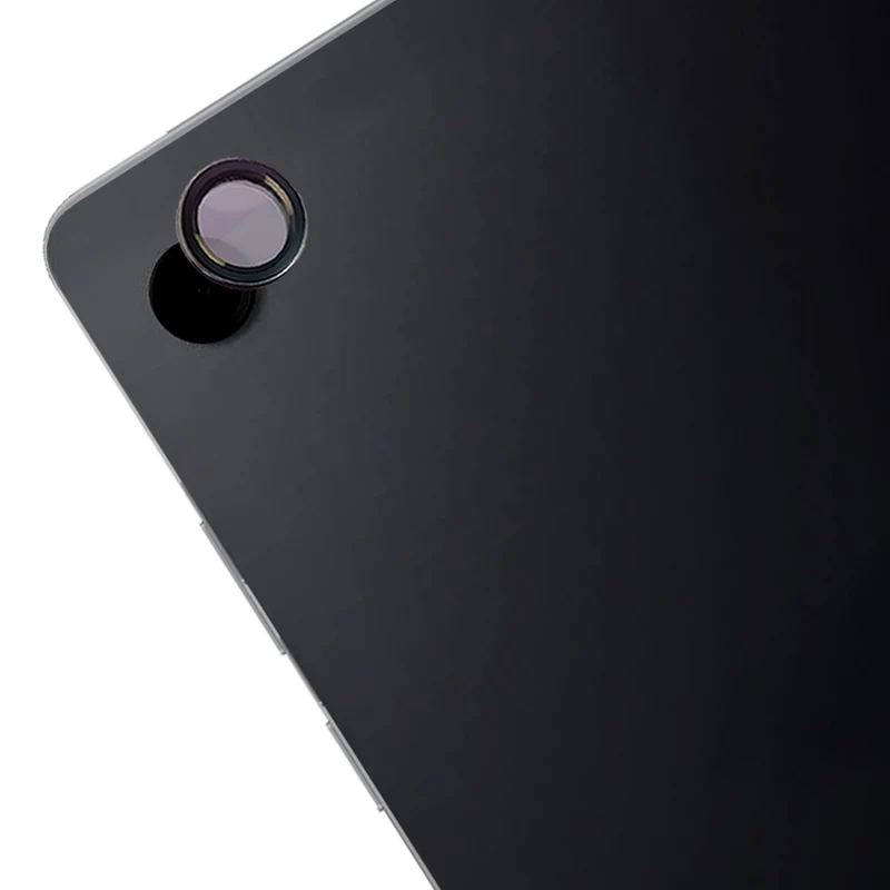 Glas für die Kamera für Galaxy Tab A11 Plus, Bizon Glass Tab Snap Lens, 1 Set, schwarzer Rahmen