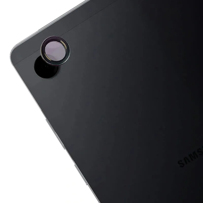 Glas für die Kamera für Galaxy Tab A11, Bizon Glass Tab Snap Lens, 1 Set, schwarzer Rahmen