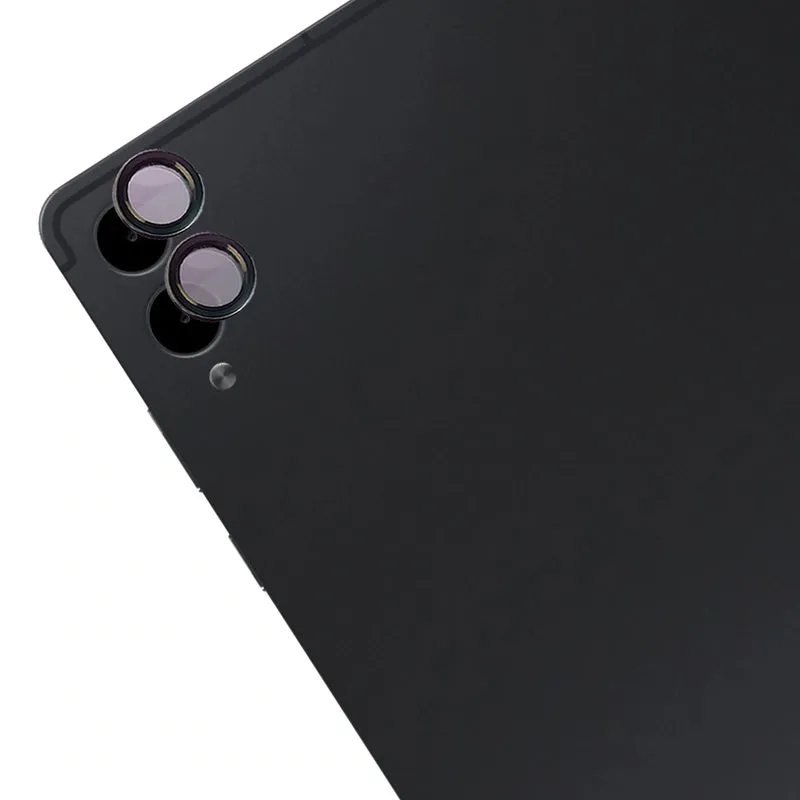 Glas für die Kamera für Galaxy Tab S11 Ultra, Bizon Glass Tab Snap Lens, 1 Set, schwarzer Rahmen