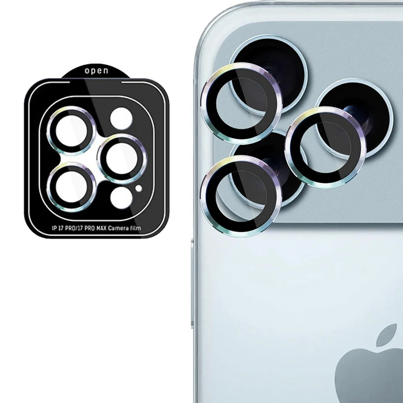 Objektivschutz für iPhone 17 Pro Max / 17 Pro, 3mk Lens Protection Pro, Bunt