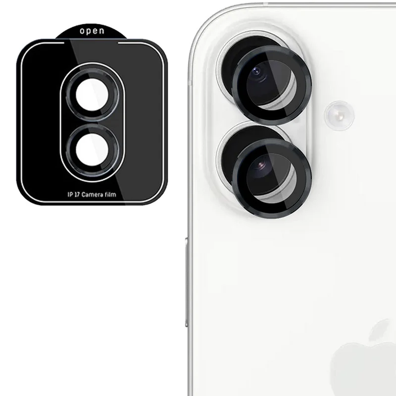 Objektivschutz für iPhone 17, 3mk Lens Protection Pro, Schwarz