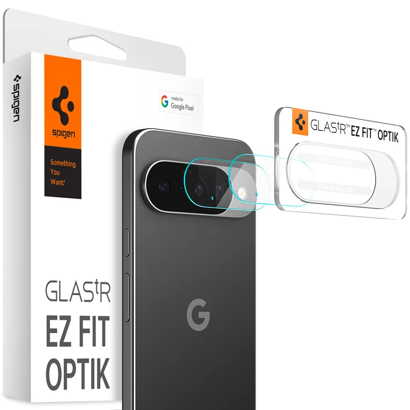 Glas für die Kamera für Google Pixel 10, Spigen Glas.tR Ez Fit Optik 2-Pack, Transparent