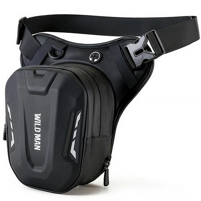 Motorrad- und Fahrradtasche WILDMAN L1 3L, Schwarz