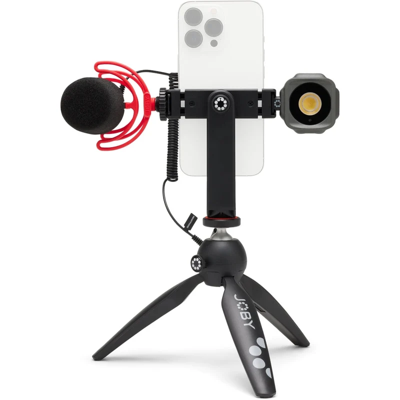 Fotostativ für Smartphones und GoPro, Joby HandyPod 2 mit Kugelkopf und GripTight 360 Halter, Schwarz