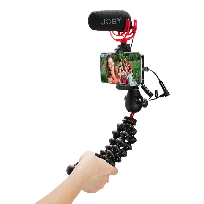 Fotostativ Joby GorillaPod 1K mit GripTight PRO 3 Klammer, Schwarz