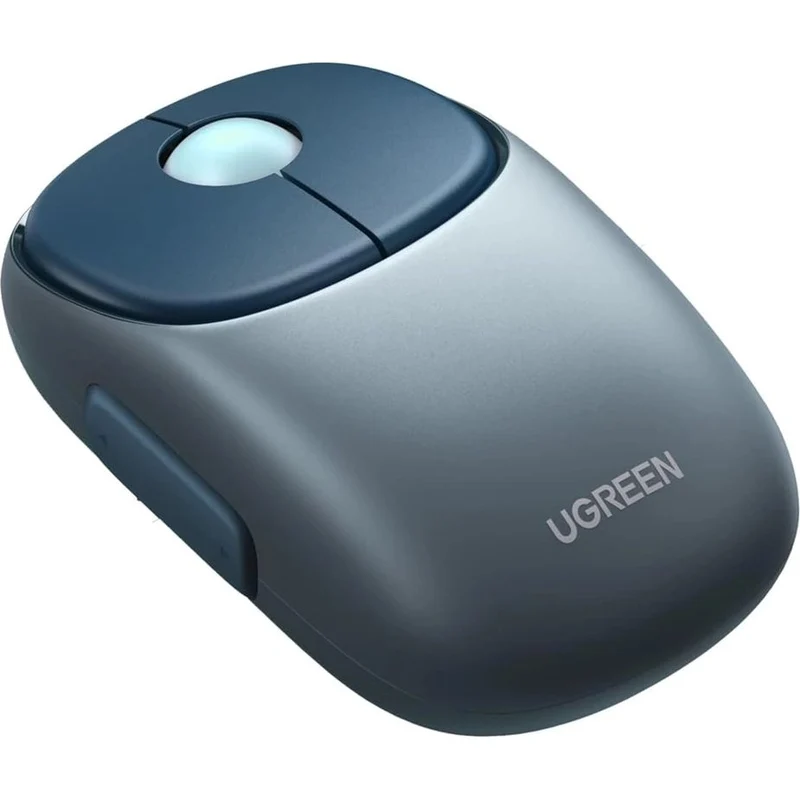 Kabellose optische Maus, Ugreen MU102 FUN Plus Wireless Mouse, USB 2.4GHz, Bluetooth, Blau und Grau