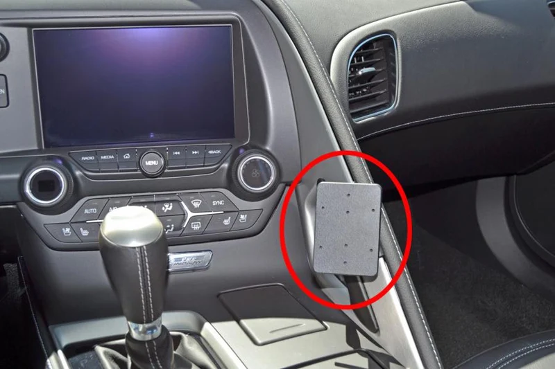 ProClip Fahrzeughalter 855034 - Winkelbefestigung- NUR für Modelle mit einer Naht auf der Rückseite des Beifahrerhaltegriffs - Chevrolet Corvette 14-19