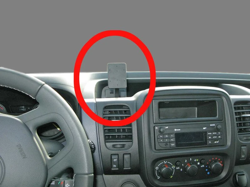 ProClip Fahrzeughalter 855072 - Mittelbefestigung- NICHT für große Geräte - Renault Trafic 15-22, Opel Vivaro 15-18, Nissan NV300 16-22 und weitere