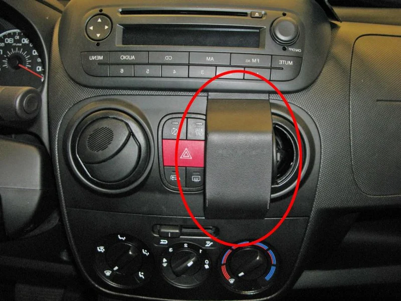 ProClip Fahrzeughalter 855075 - Mittelbefestigung - Peugeot Bipper 08-21, Citroen Nemo 08-21, Fiat Fiorino 08-21