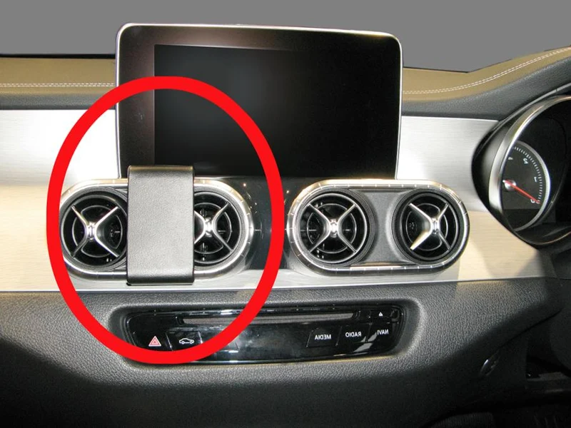 ProClip Fahrzeughalter für Rechtslenker 655368 - Winkelbefestigung - Mercedes Benz X-Klasse 18-21