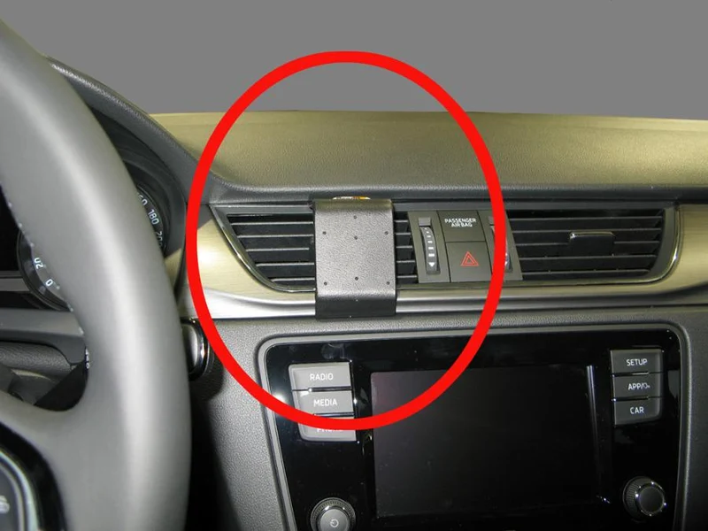 ProClip Fahrzeughalter 855356 - Mittelbefestigung- NICHT für Cool Edition - Skoda Rapid 18-19