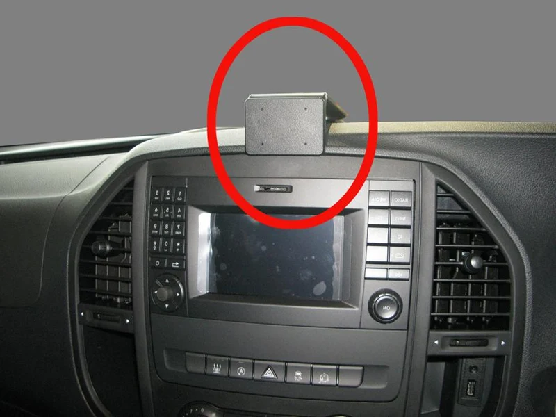 ProClip Fahrzeughalter für Rechtslenker 313531 - Mittelbefestigung, extra starke Montageplattform. - Mercedes Benz Vito 15-23