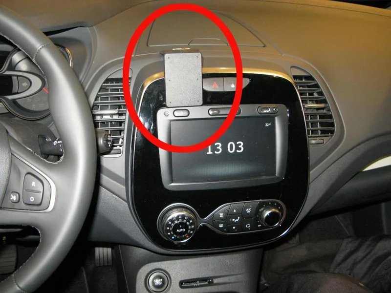 ProClip Fahrzeughalter 855340 - Mittelbefestigung- NICHT für R-Link - Renault Captur 18-19