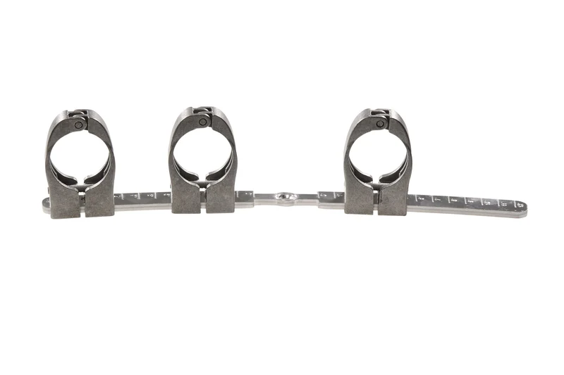 Multifeedhalterung 3-fach silber