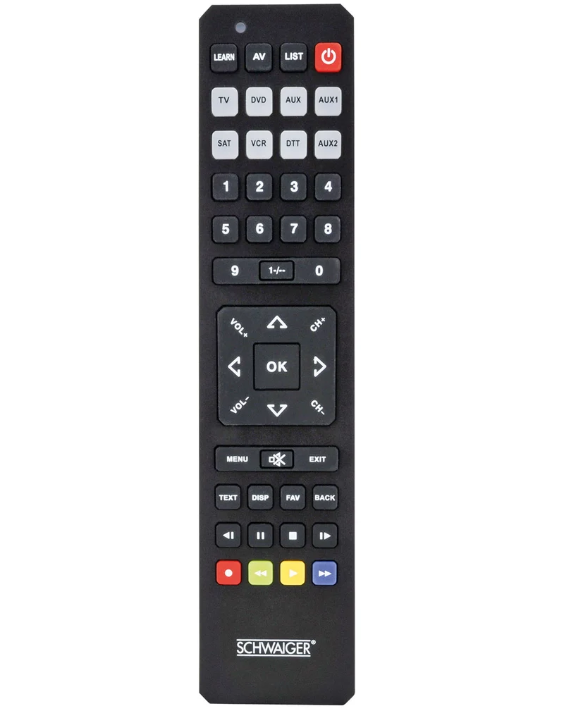 Universalfernbedienung mit 47 Tasten