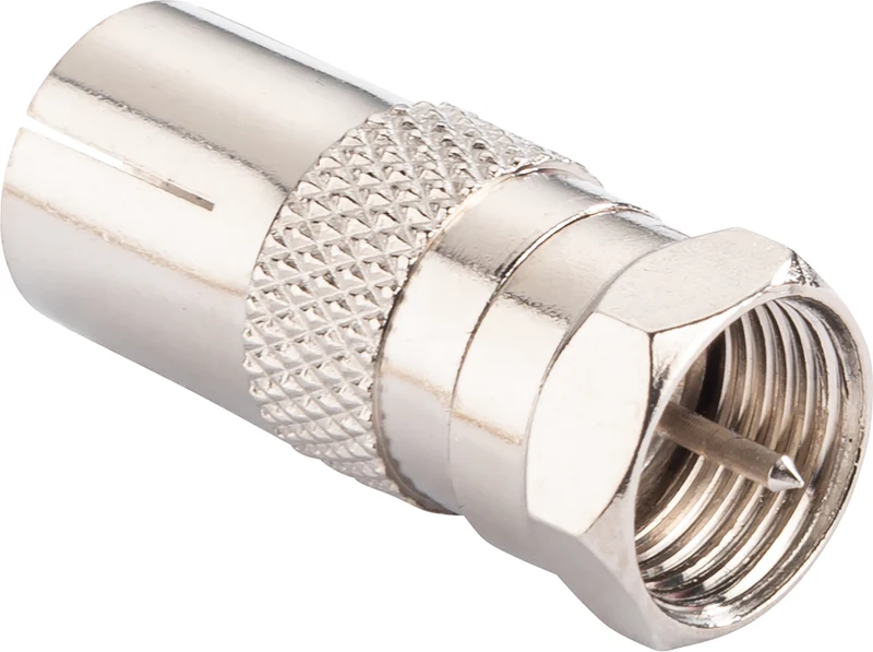 Adapter F-Stecker auf IEC-Buchse