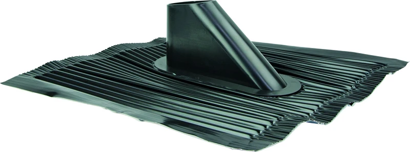 Dachhaube Aluminium Schwarz/Ziegelrot