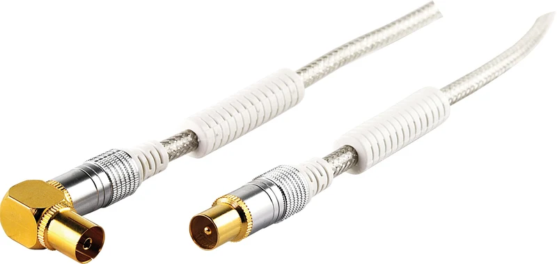Antennenkabel mit Winkelstecker 1,5 - 15 m 110 dB
