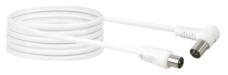 Antennenkabel mit IEC-Winkelstecker 1,5 - 10 m 75 dB