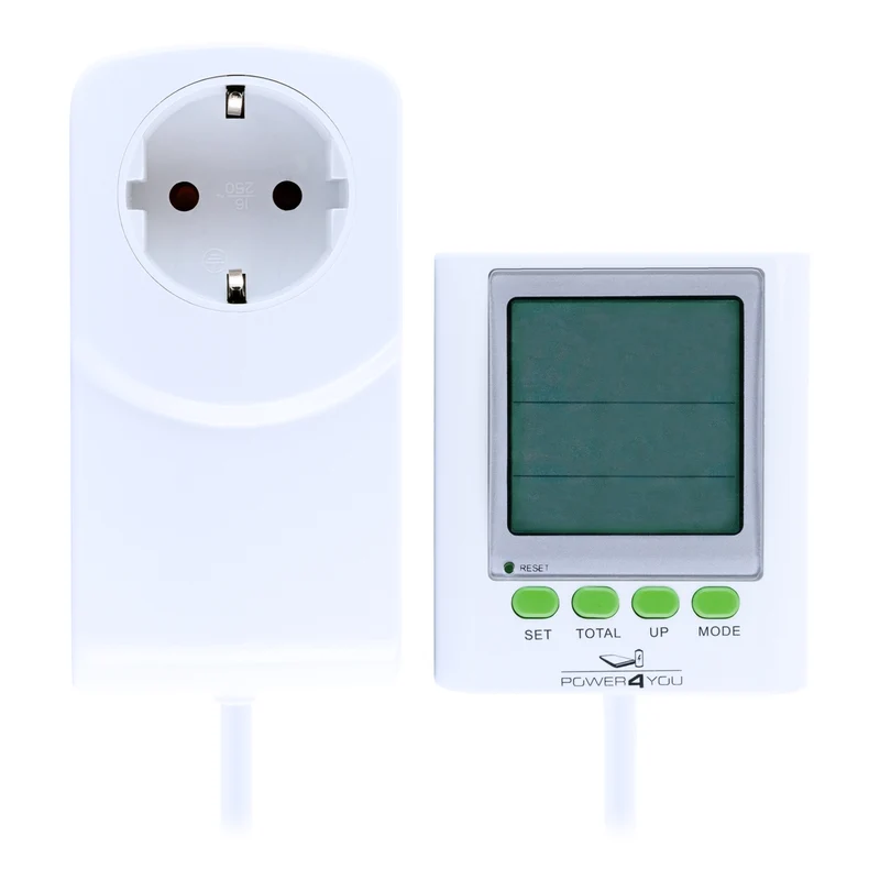 Energiekostenmessgerät mit verlängertem Display