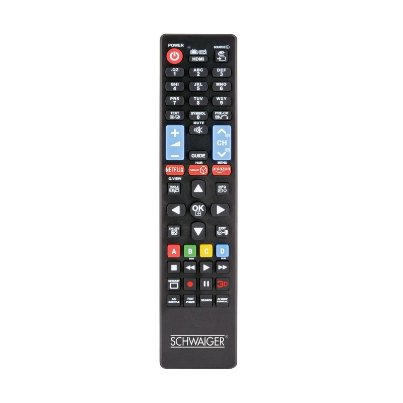 Ersatzfernbedienung für LG, Samsung, Sony, Panasonic & Philips