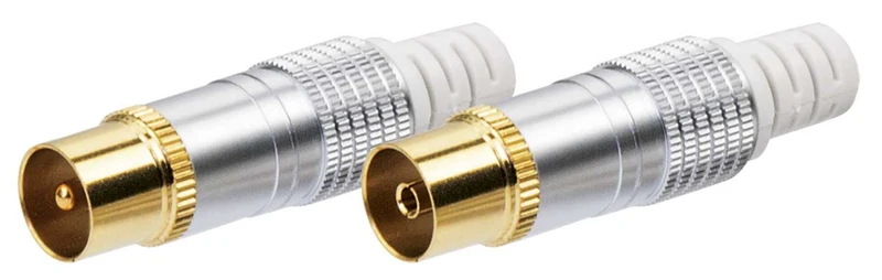 IEC- Stecker & Buchse Ø 4 - 7,5 mm vergoldet