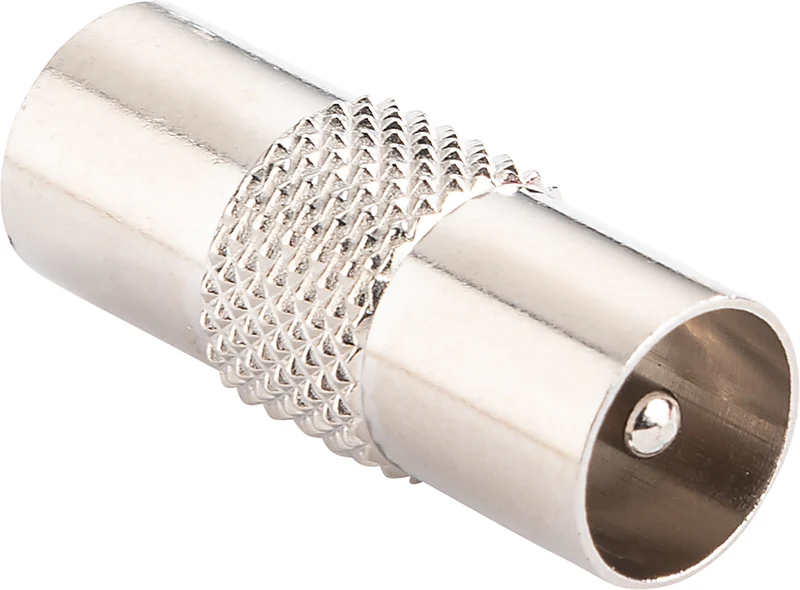 IEC-Verbinder 2x Stecker Metall