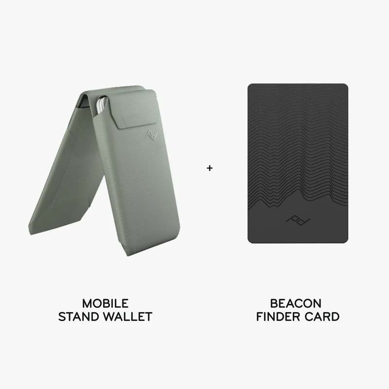 Mobile Stand Wallet + Bundle 1 | Sage | Fabric