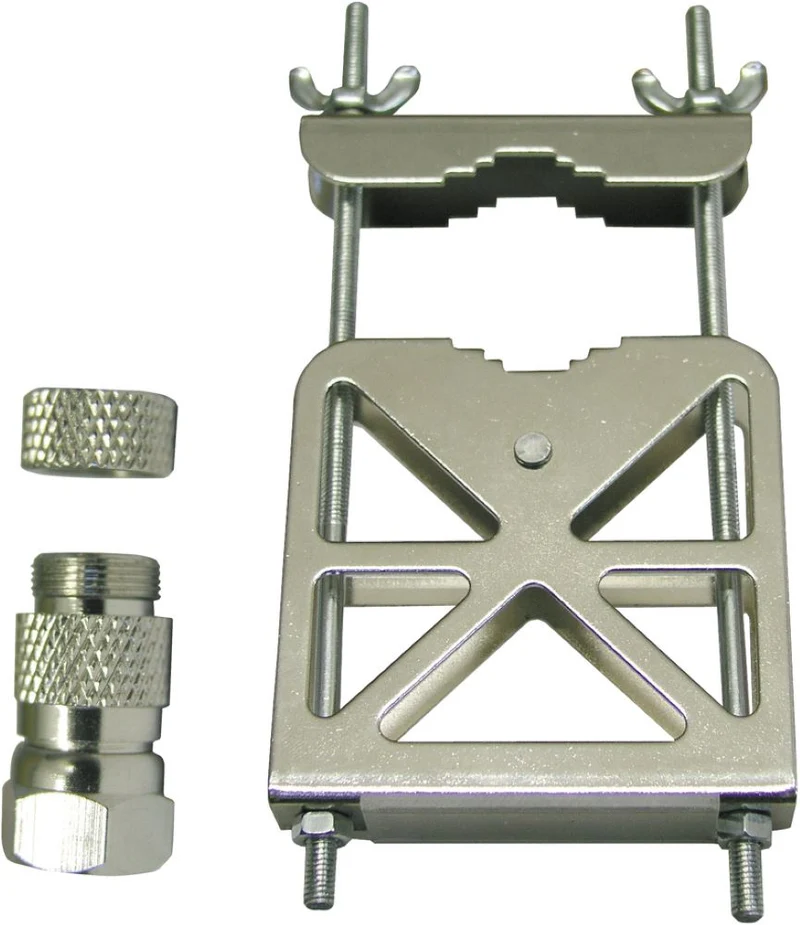 Mastbefestigungs-Set mit Masthalterung bis Ø 55 mm + F-Stecker Ø 7 mm