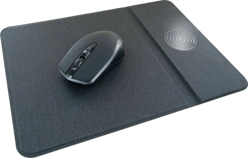 Kabellose PC-Maus mit QI-Mauspad