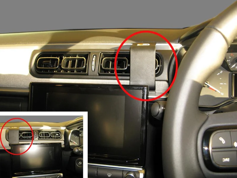 ProClip Fahrzeughalter für Rechtslenker 655281 - Mittelbefestigung - Citroen C3 17-21